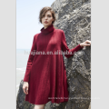 2017 design woman's 100% cashmere sweater dress